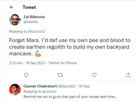 Twitter user @zalzally crudely highlights how this technology could be used on Earth. 