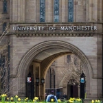 University of Manchester arches on Oxford Road